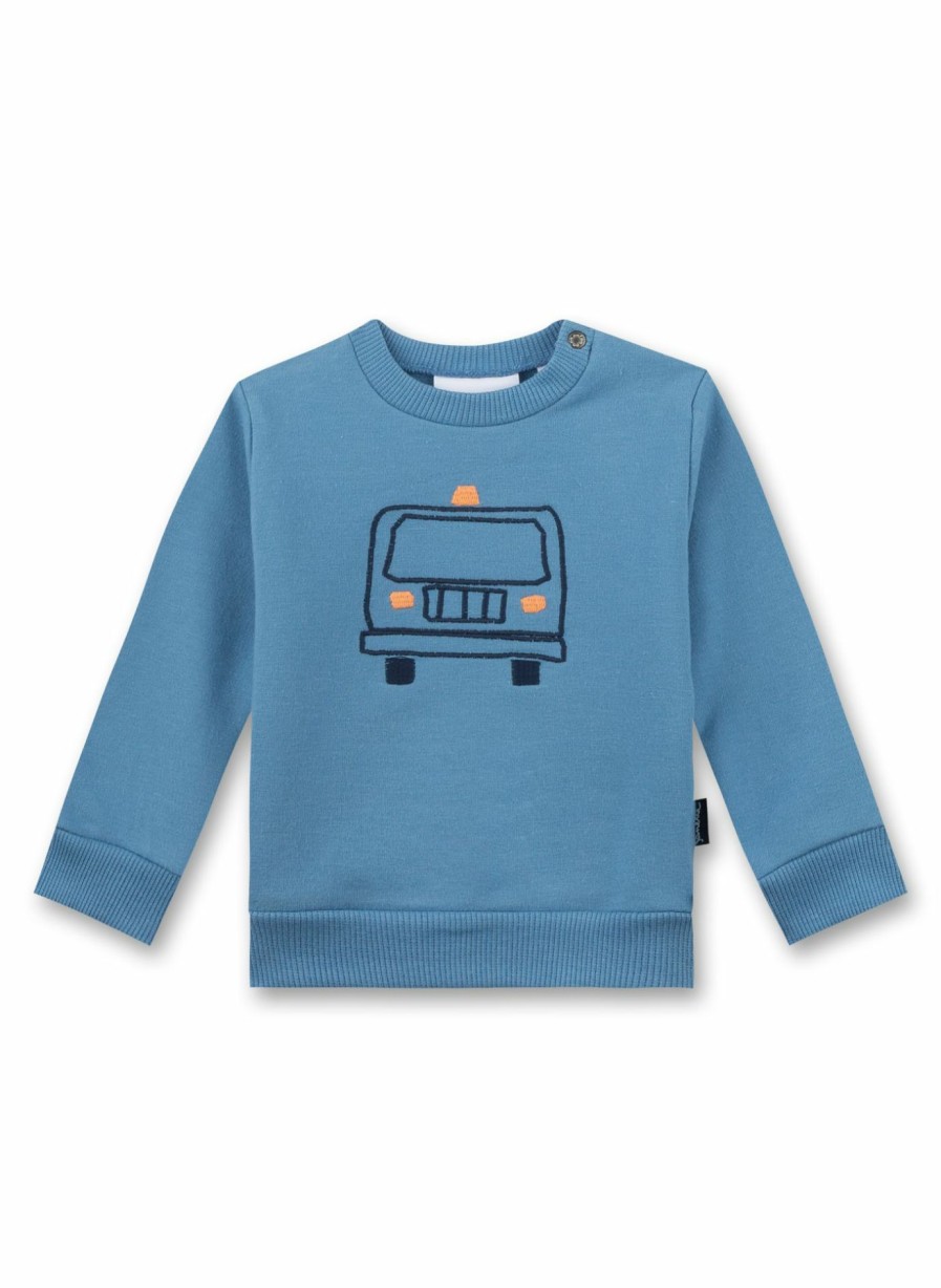 Jungs 0-3 Sanetta Sweatshirts | Jugnen-Sweatshirt Blau