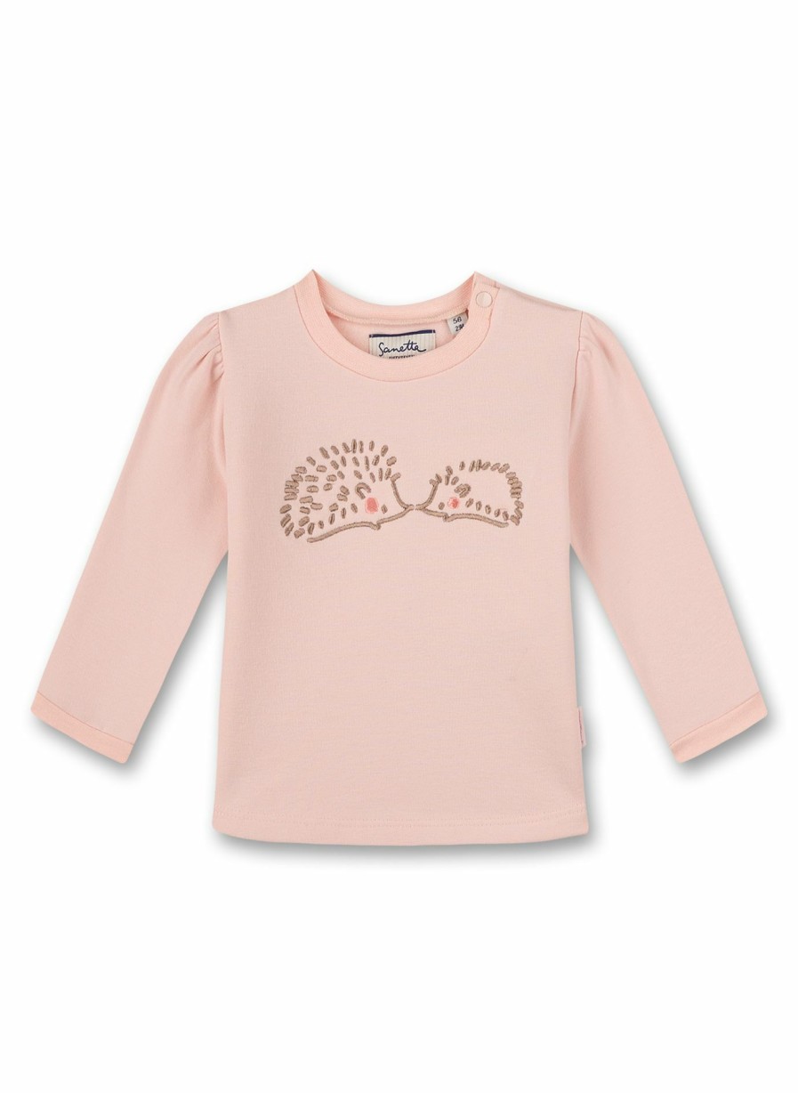 Madchen 0-3 Sanetta Sweatshirts | Madchen-Sweatshirt Rosa Little Spikes