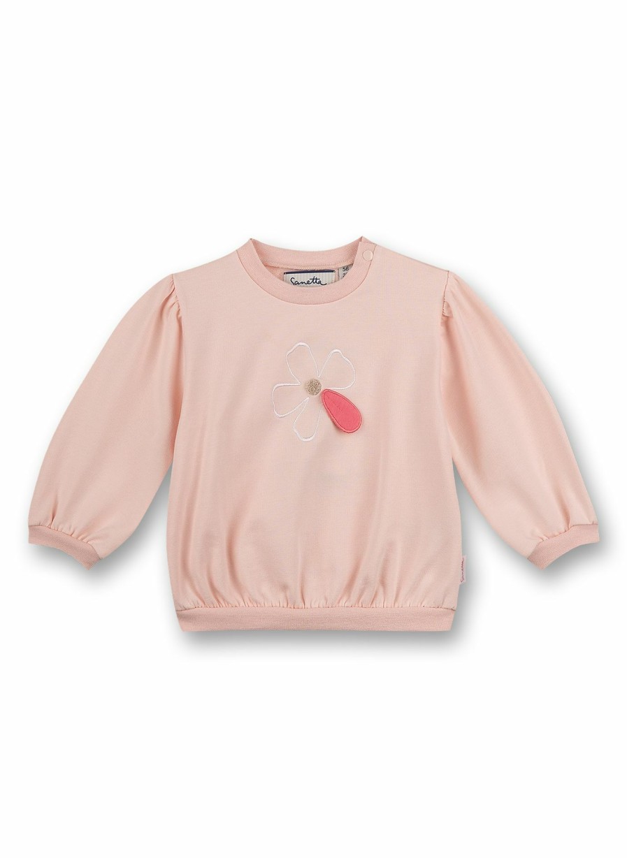 Madchen 0-3 Sanetta Sweatshirts | Madchen-Sweatshirt Rosa Free Bird