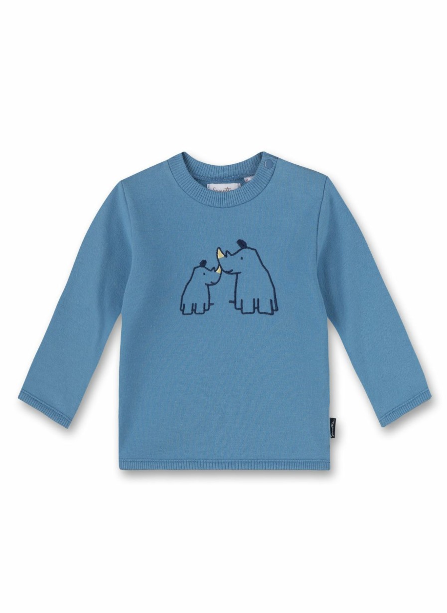 Jungs 0-3 Sanetta Sweatshirts | Jungen-Sweatshirt Blau