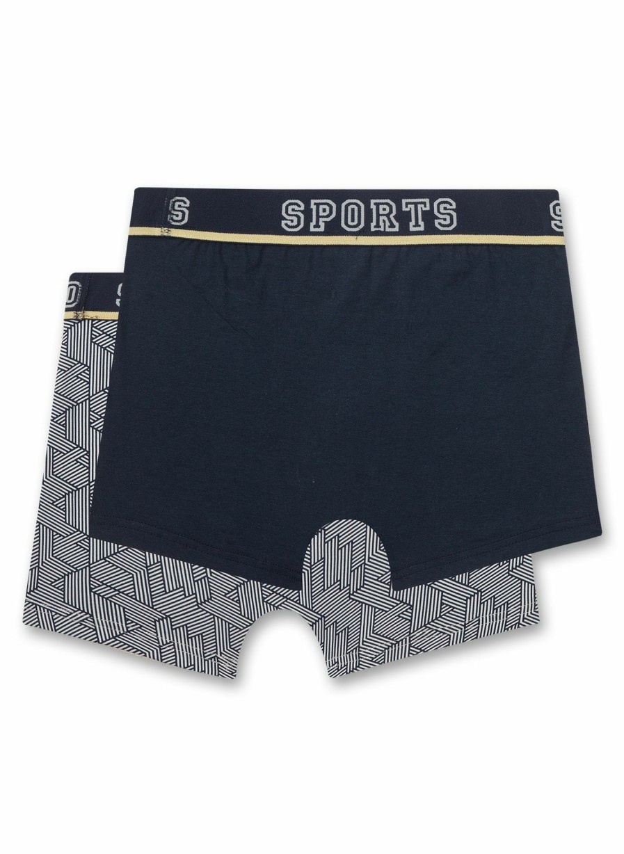 Jungs 3-14 Sanetta Shorts | Jungen-Hipshorts (Doppelpack) Blau