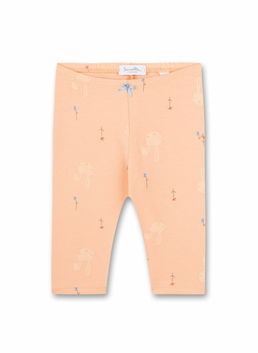 Madchen 0-3 Sanetta Leggings | Madchen-Leggings Orange