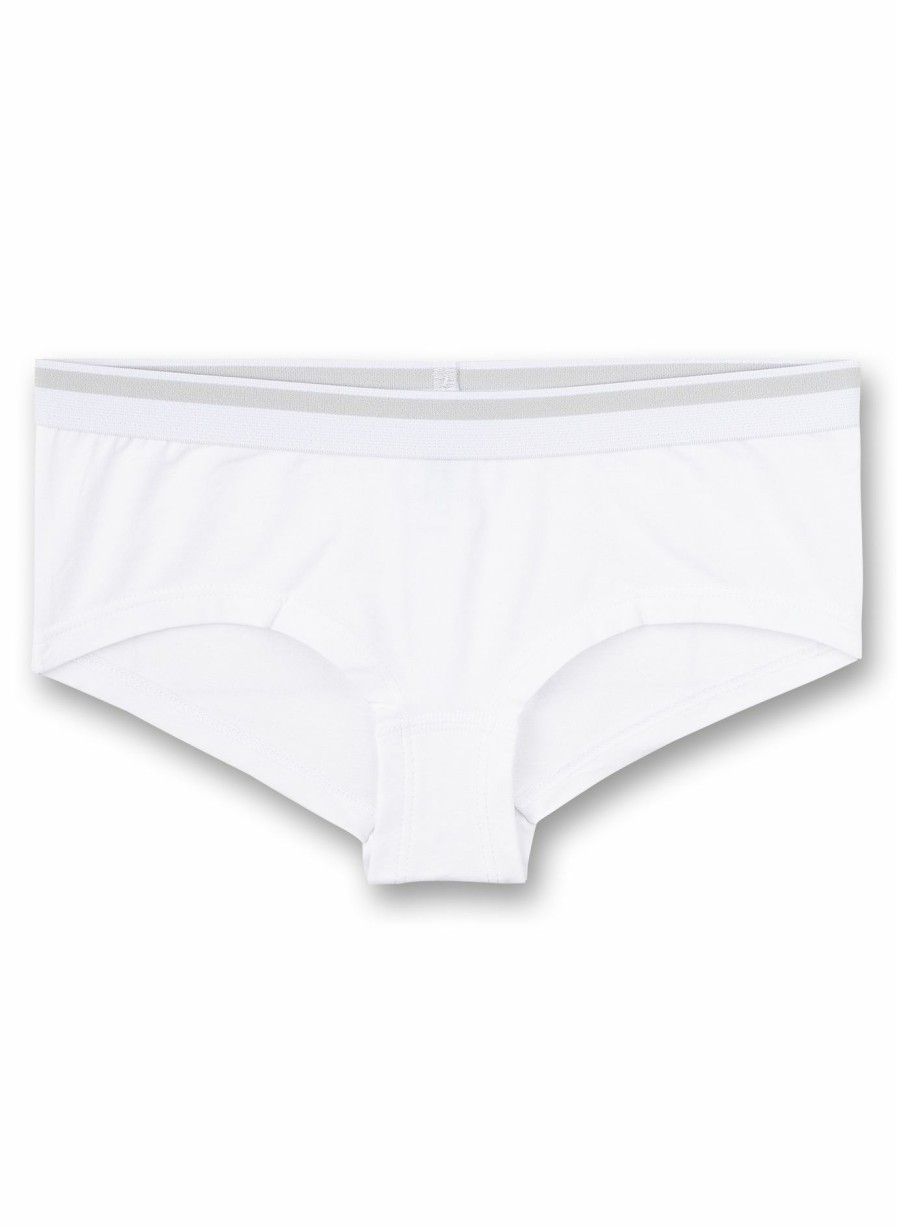 Madchen 3-14 Sanetta Panties & Hipster | Madchen-Cutbrief Weis