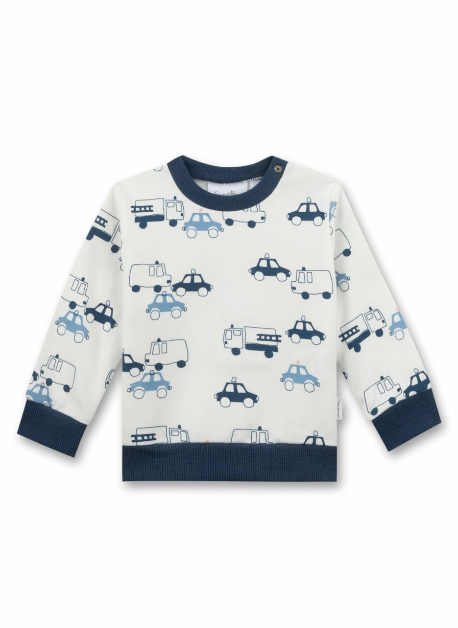 Jungs 0-3 Sanetta Sweatshirts | Jungen-Sweatshirt Off-White