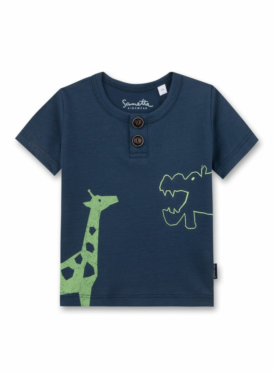 Jungs 0-3 Sanetta T-Shirts | Jungen T-Shirt Blau