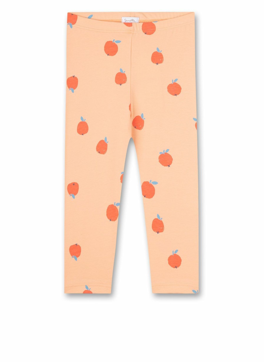 Madchen 3-14 Sanetta Leggings | Madchen Capri-Leggings Orange