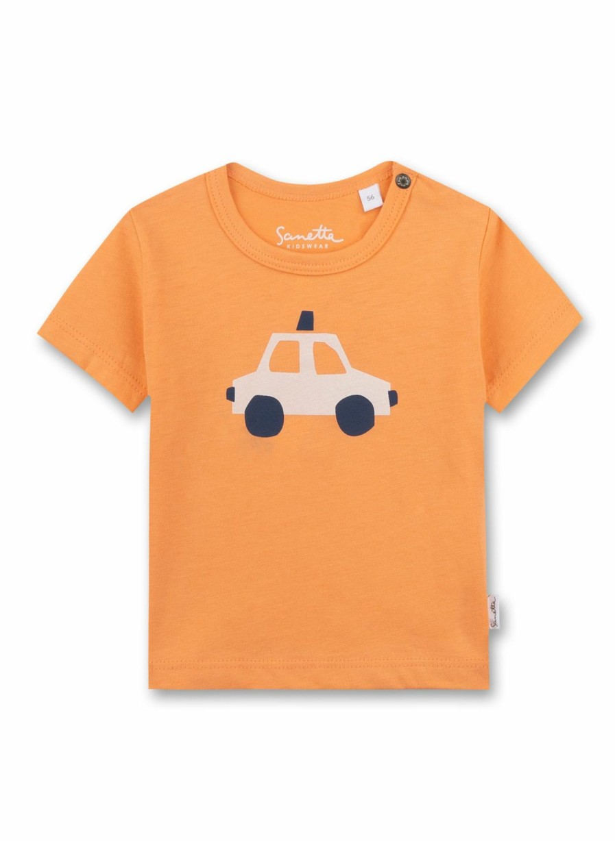 Jungs 0-3 Sanetta T-Shirts | Jungen T-Shirt Orange