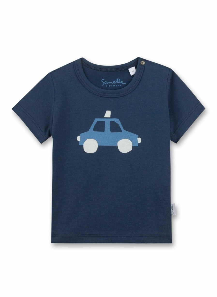 Jungs 0-3 Sanetta T-Shirts | Jungen T-Shirt Dunkelblau