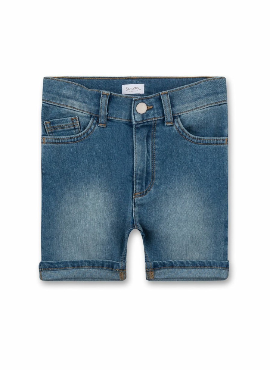 Jungs 3-14 Sanetta Hosen | Jungen-Shorts Denim Blau