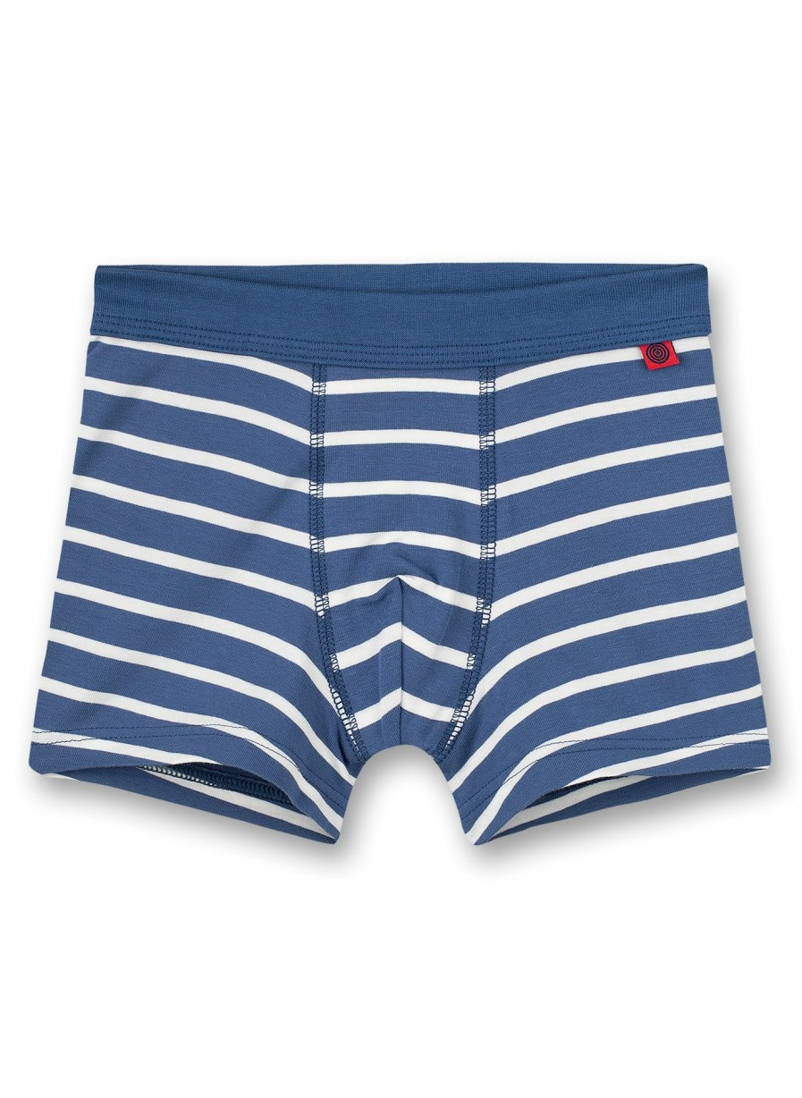 Jungs 3-14 Sanetta Shorts | Jungen-Shorts Blau Ringel