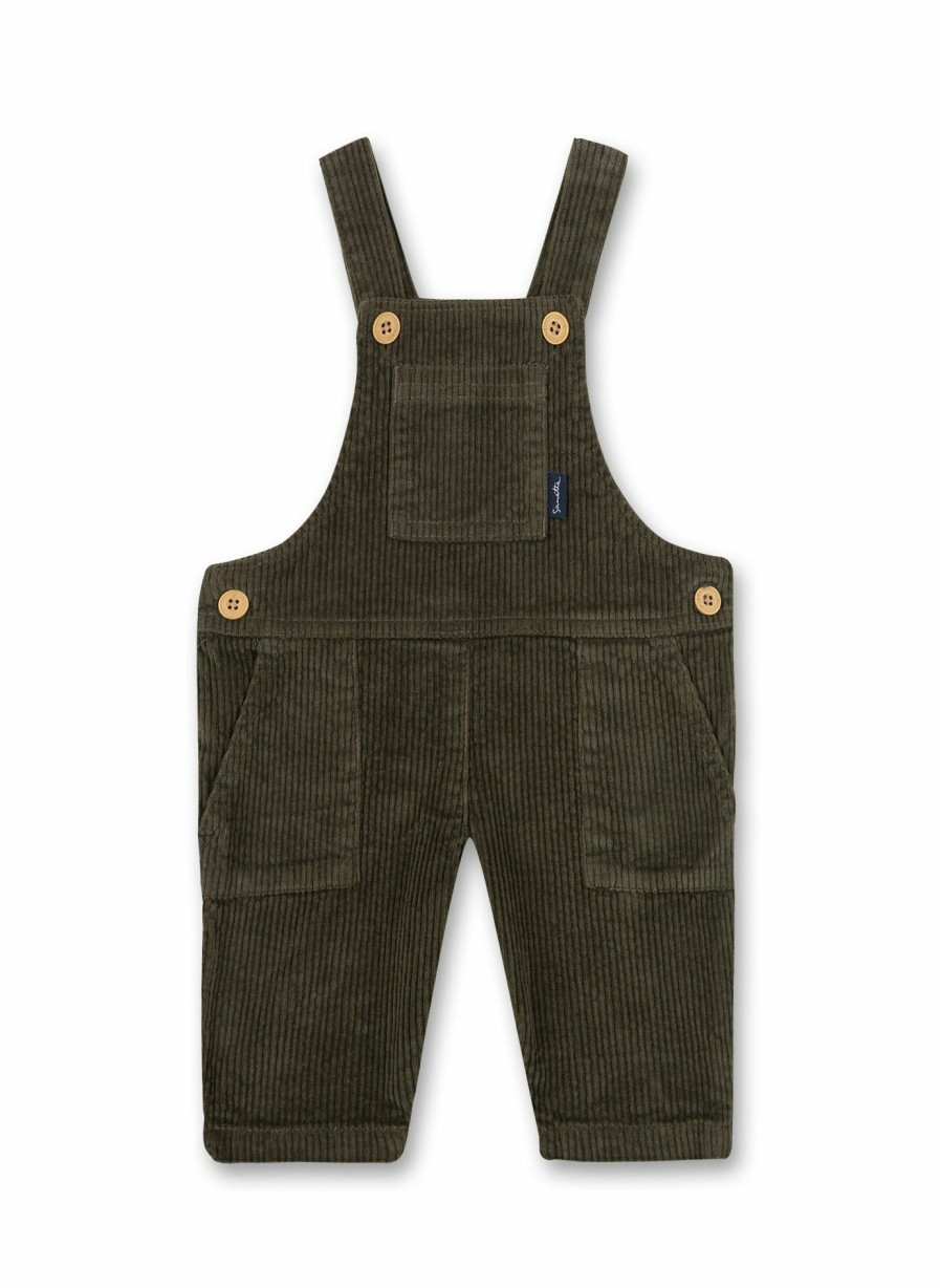 Jungs 0-3 Sanetta Strampler & Overalls | Jungen-Cordlatzhose Grun Let’S Fly