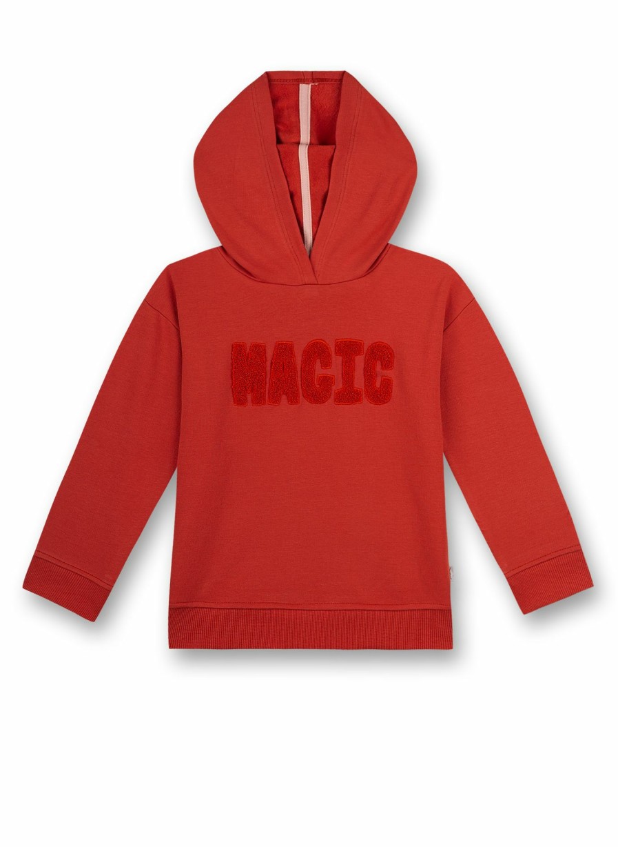 Madchen 3-14 Sanetta Sweatshirts | Madchen-Sweatshirt Rot Sweet Desaster